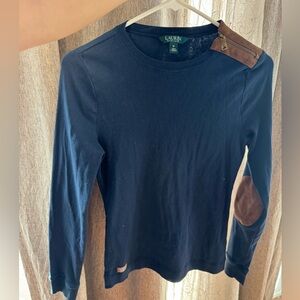 Lauren Ralph Lauren Navy Blue long sleeve shirt